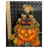 Napco Ware White Bird Candle Holder & Holiday Decor Lot with Basket