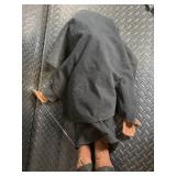 Vintage Ventriloquist Puppets - Monk Figure & Curly-Haired Black Girl Doll