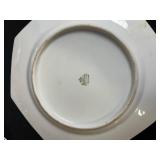 Plate - Pink Octagonal Floral Center - 12-Pack