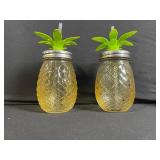 Fruit-Theme Ceramic Dinnerware Set: Watermelon Plates, Floral & Pineapple Accents