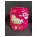 Hello Kitty Jar with Lid - Glass Star-Shaped Plate - Moon & Sun Ornaments - Blue Desk Lamp