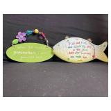 Assorted Craft Trinkets Lot - Beads, Spoons, Mugs, Wall Decor, Bowling Pin (Lot of 10)