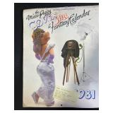 Miss Piggy Cover Girl Fantasy Calendar 1981 - Vintage Vinyl Records & Studio Pottery Bowls