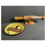 Hand-Carved Wooden Baton - Signed Jim D