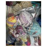 Assorted Yarn & Knitting Supplies Bundle with Needles, Bags & Accessories