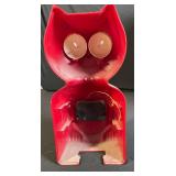 Kit-Cat Clock Cat Figure - Vintage Red Lantern Display, Electric Collectible Lot