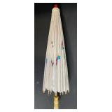 Butterfly Wall Art & Vintage Decor Lot - 7 Pieces: Frames, Poster Tube, Parasol, Letter Board