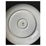 East German Porcelain Oval Plates - Blue Floral Vine Pattern - 9 in - Assorted Set