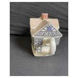 English Country Houses Tudor House Teapot - Ceramic House-Shaped Collectible