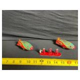 Vintage Tin Die-Cast Toy Vehicles Collection - Cars, Trucks, Boats & Planes