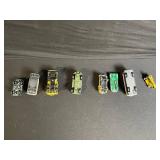Vintage Tin Die-Cast Toy Vehicles Collection - Cars, Trucks, Boats & Planes