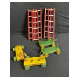 Fisher-Price Circus Wooden Toy Set - Red Wagon, Ladders, Trains & Figures