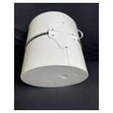 Wicker Baskets - Assorted Sizes with White Storage Bucket