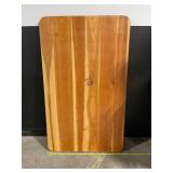 Solid Wood Tabletop Panel - Butcher Block Style, Rounded Corners