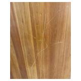 Solid Wood Tabletop Panel - Butcher Block Style, Rounded Corners