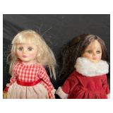 Effanbee The Wonderful World of Ellane Dolls - 2 Vintage Story Book Fashion Dolls