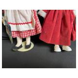 Effanbee The Wonderful World of Ellane Dolls - 2 Vintage Story Book Fashion Dolls