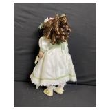 Pioneer Dolls Sharon 12-inch Porcelain Doll - Model 7244-4