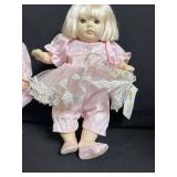 Nancy Ann Storybook Dolls - Lot of 3 - Vintage Pink Dresses