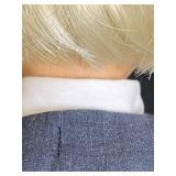 Blonde Fashion Doll - Denim Jacket & Orange Plaid Pants