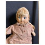 Georgene Novelties 15-inch Girl Scout Brownie Cloth Doll - 1950s