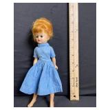 Vogue Vintage Fashion Doll - Blue Cotton Dress, 11-Inch Tall