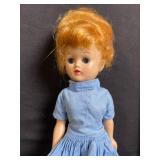 Vogue Vintage Fashion Doll - Blue Cotton Dress, 11-Inch Tall