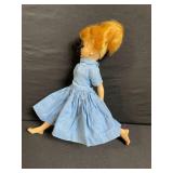 Vogue Vintage Fashion Doll - Blue Cotton Dress, 11-Inch Tall