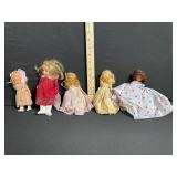 Alexander Holiday Jubilee Vintage Fashion Dolls - 5-Doll Lot