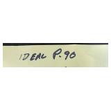 Vintage Cloth Doll - Blue Floral Dress with White Apron