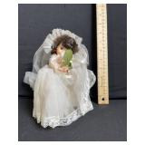 Madame Alexander Bride Doll in White Lace Wedding Dress with Veil