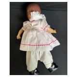 Vintage Doll Pair – 1994 Janie Bee Marked Baby Dolls in Pink Lace Dresses