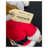 Paddington Bear Santa Plush - Vintage 1975 Eden Toys, Darkest Peru