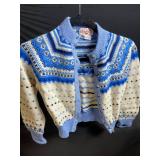 Nordic Pattern Knit Sweater Lot + Orange Cardigan + Holiday Quilts & Textiles Bundle