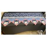 Nordic Pattern Knit Sweater Lot + Orange Cardigan + Holiday Quilts & Textiles Bundle