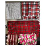 Blankets & Throws - Assorted Plaids, Text Print, Frog Pattern