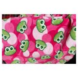 Blankets & Throws - Assorted Plaids, Text Print, Frog Pattern