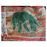 Vintage Tapestry Throw Blankets - Fringed Edges - Assorted Animal/Child Scenes