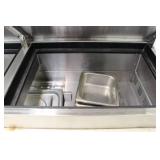 BISON BPT 67", 2 Door, Pizza Prep Table Refrigerator Commercial NSF