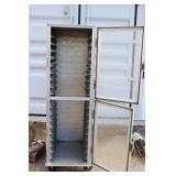 Lockwood CA72-RR18-CDD-R Dutch Door Display Cabinet, 18 Pan Capacity