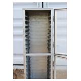 Lockwood CA72-RR18-CDD-R Dutch Door Display Cabinet, 18 Pan Capacity