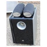 JBL CS100SUB, Subwoofer And 2 JBL 6100 SAT Cinema Sound Speakers
