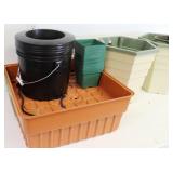 Hydroponics Growing Systems Lot With 2 Air Pumps & Pots (see pictures)
