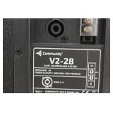 Biamp Community V2-28 Dual 8-inch 2-Way Full-Range Speaker 300W