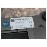 San Jamar SCDGPCM13 Escali 13 lb Digital Portion Control Scale NSF, w/ Removable Platform