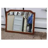 Framed Mirror Measures: 44" X 31"