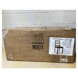 ERGOMASTER Wooden Dining Chairs Set of 4, Farmhouse Kitchen Chairs with Back for Restaurant Dining Room, Brown