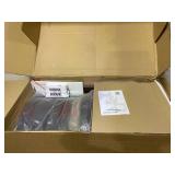 Costway Set of 2 29 inches Swivel Bar Height Stool Wood Dining Chair Barstool Black