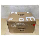 HAPPYGRILL 2 Pieces Wooden Dining Chairs Set, Vintage Armless Windsor Chairs, Kitchen Dining Chairs with Backrest, Black