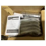 Vinsetto Microfibre Massage Office Chair, Heated Reclining Chair with Footrest, Double-tier Padding, Swivel Wheels, Coffee